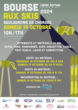 Affiche bourse aux skis 2024