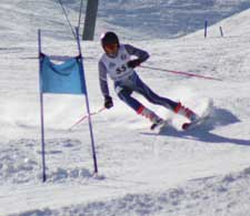 Alexandre Gleize en ski