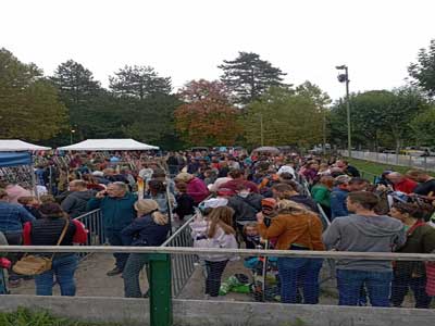 Enorme affluence pour cette bourse aux skis