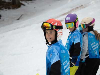 Grand sourire au Pass Neige Cup