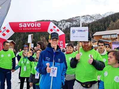 Ski club Réallon, défilé d'ouverture