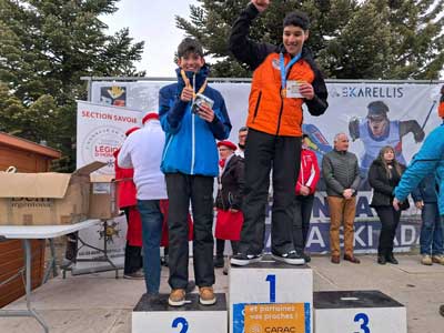 Podium Maxence 2ème