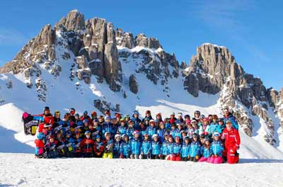 Photo groupe ski club Réallon